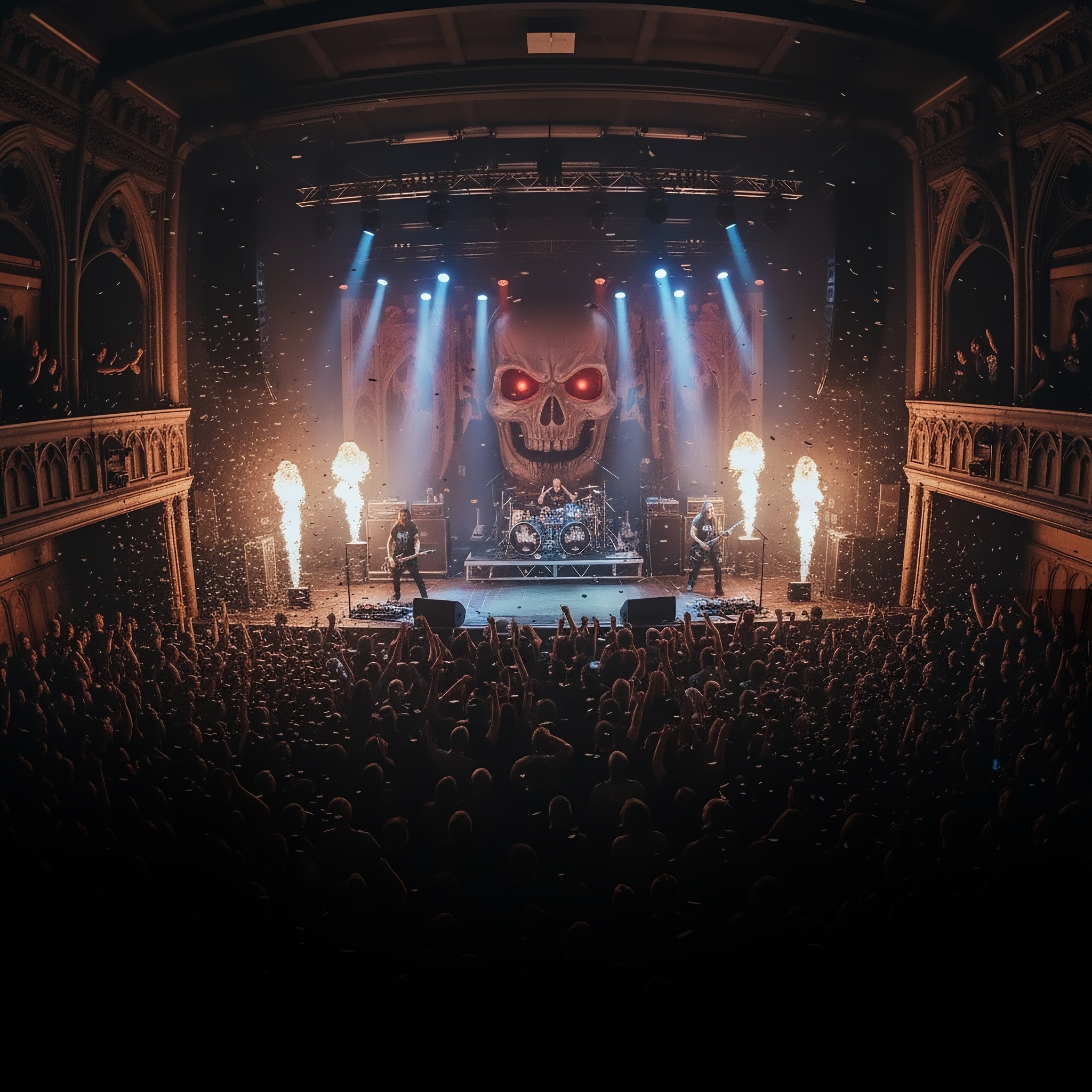 Kiloton onstage in a red haze